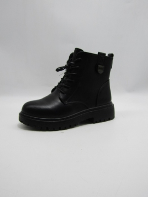 Botki damskie ocieplane na obcasie (36-41) BP24065 BL/PU