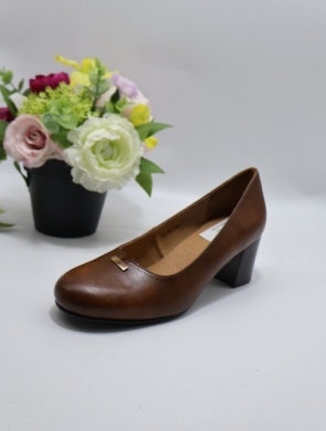 Czółenki damskie na obcasie (36-41) YCC-106 CAMEL