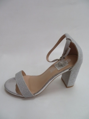 Sandały Damskie na obcasie (36-41) QL163 SILVER