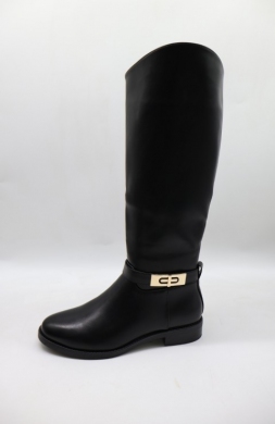 Kozaki damskie na płaskim (36-41) 69008 BLACK
