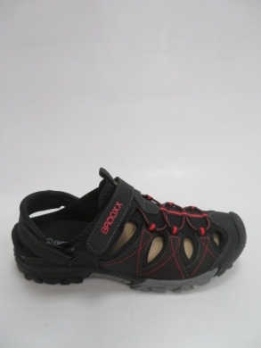 Sandały Męskie Sportowe (41-46) 9129-R BLACK/RED