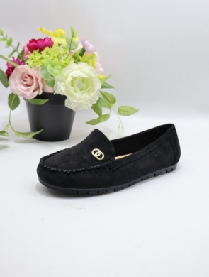 Mokasyny damskie na płaskim (36-41) JS115-1 BLACK