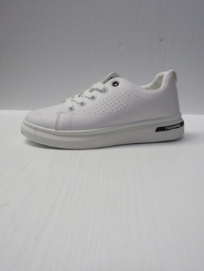 Buty sportowe damskie na płaskim (36-41) 6020 WHITE/BLACK