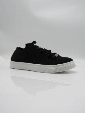 Buty sportowe damskie na płaskim (36-41) EV-353 BLACK