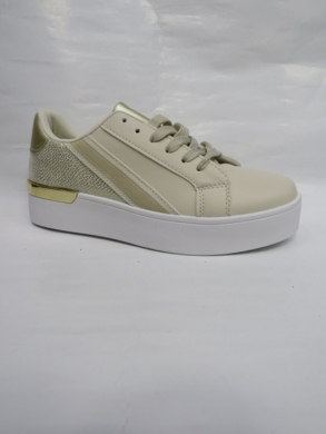 Buty sportowe damskie na płaskim (36-41) XBC-23203 BEIGE