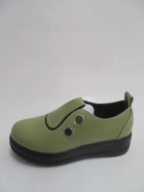 Półbuty damskie na płaskim (36-41) C21-8652 GREEN