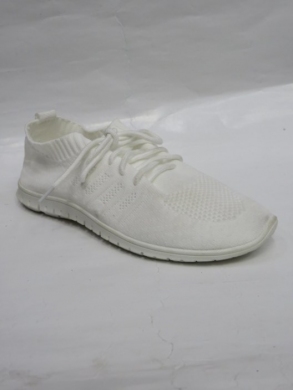 Buty sportowe damskie na płaskim (36-41) XKB-40 WHITE