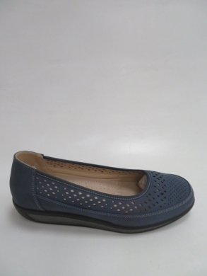 Baleriny Damskie na koturnie (36-41) 1561 BLUE