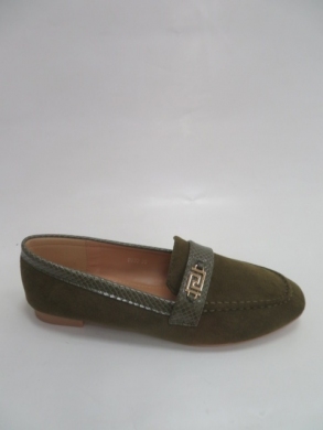 Mokasyny damskie na płaskim (36-41) 8030 GREEN
