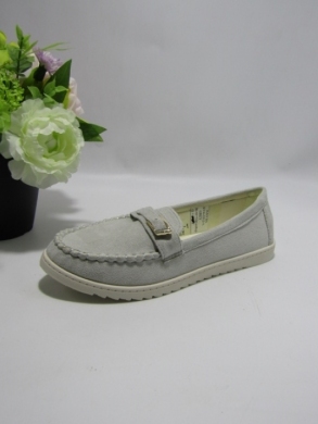Mokasyny damskie na płaskim (36-41) XYG-2312-1 GREY