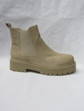 Botki damskie na płaskim (36-41) A757 BEIGE