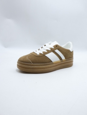 Buty sportowe damskie na płaskim (36-41) BH-2201 KHAKI