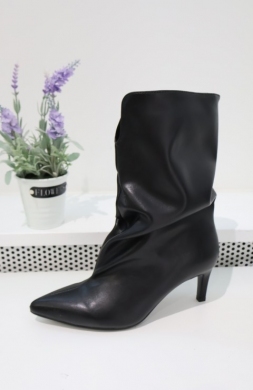 Botki damskie na szpilce (36-41) RXJ316 BLACK