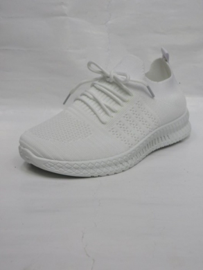 Buty sportowe damskie na płaskim (36-41) W065 WHITE