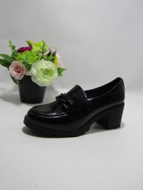 Mokasyny damskie na koturnie (36-41) 5020 BLACK