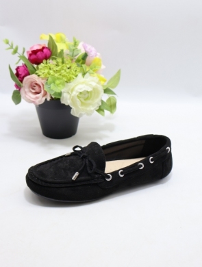 Mokasyny damskie na płaskim (36-41) K99233 BLACK