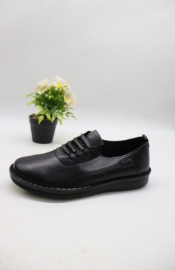 Półbuty damskie na płaskim (36-42) 25106-21 BLACK