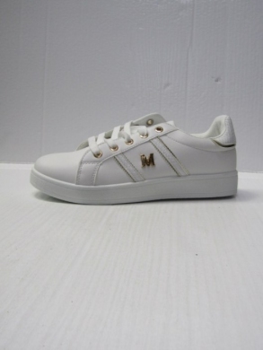 Buty sportowe damskie na płaskim (36-41) DD-320 WHITE/GOLD