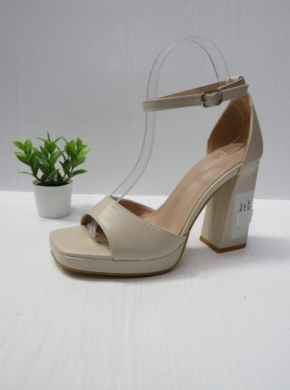 Sandały damskie na obcasie (36-41) H8-293 BEIGE