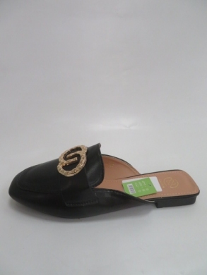 Klapki damskie na płaskim (36-41) JN112 BLACK