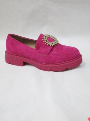Mokasyny damskie na płaskim (36-41) JH271 FUCHSIA