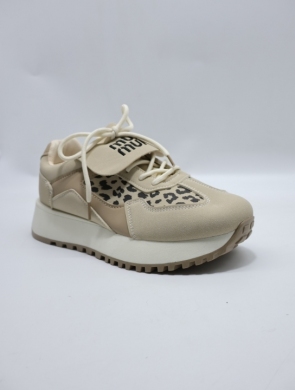 Buty sportowe damskie na płaskim (36-41) AF23-289 BEIGE