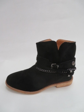 Botki damskie jesienne na płaskim (36-41) 705 BLACK