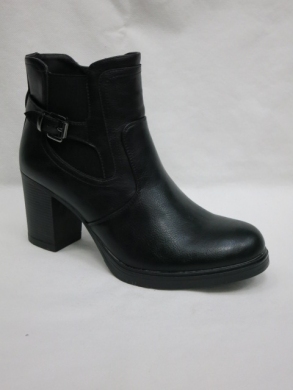Botki damskie ocieplane na obcasie (36-41) R52 BLACK