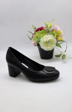 Czółenki damskie na obcasie (36-41) YCC-158 BLACK
