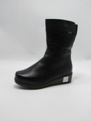 Kozaki damskie ocieplane na płaskim (36-41) 8082 BLACK