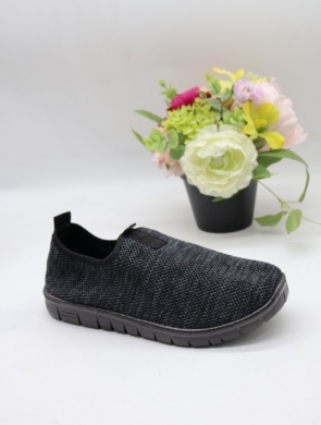Buty sportowe damskie na płaskim (36-41) F5035 BLACK