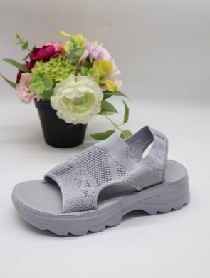 Sandały damskie na płaskim (36-41) 0120-3 GREY