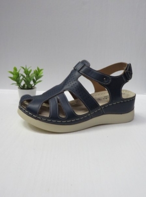 Sandały damskie na koturnie (36-41) 4022 NAVY