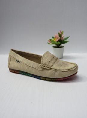Mokasyny damskie na płaskim (36-41) GS51 BEIGE