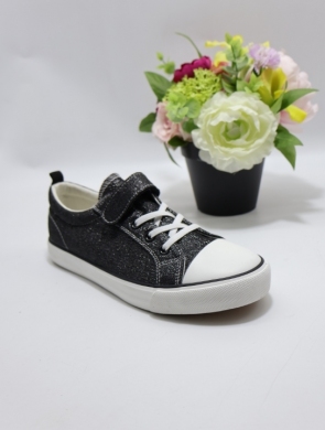Trampki dziewczęce (32-37) BC19 BLACK