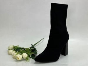 Kozaki damskie jesienne na obcasie (36-41) JRX2108 BLACK