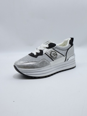 Buty sportowe damskie na płaskim (36-41) FF-59 SILVER