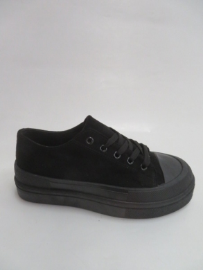 Trampki damskie na koturnie (36-41) LA188 BLACK