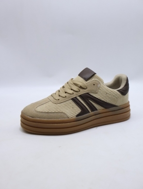 Buty sportowe damskie na płaskim (36-41) 25817 KHAKI