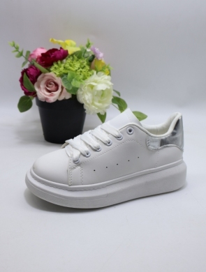 Buty sportowe damskie na płaskim (36-41) FLC710 SILVER