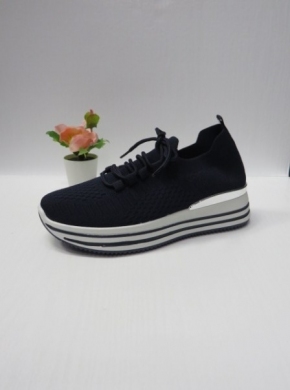 Buty sportowe damskie na koturnie (36-41) EV-28 NAVY