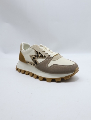 Buty sportowe damskie na płaskim (36-41) C3040 KHAKI