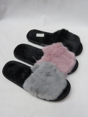 Kapcie damskie ocieplane (36-41) W830 MIX