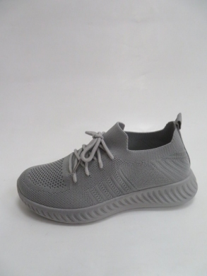 Buty sportowe damskie na płaskim (37-42) N1526 GREY