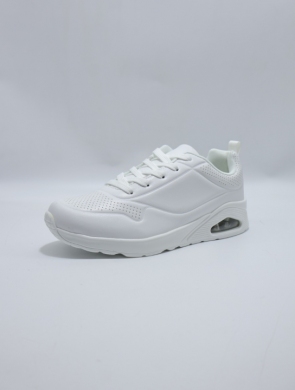Buty sportowe damskie na płaskim (36-41) XBC-25607 WHITE