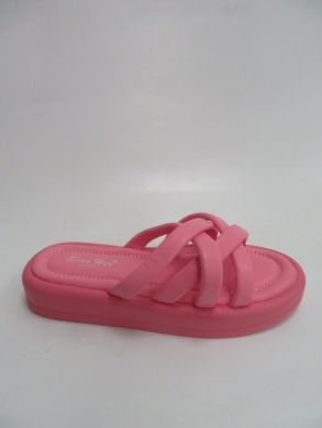 Klapki damskie na płaskim (36-41) W847 PINK
