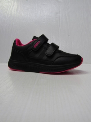 Buty sportowe damskie na płaskim (36-41) T2380 BLACK/PEACH