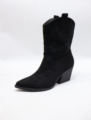 Botki damskie na obcasie (36-41) HQ336 BLACK