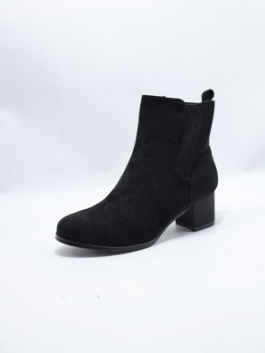 Botki damskie ocieplane na obcasie (36-41) SG-629 BLACK