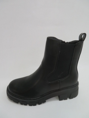 Botki damskie jesienne na płaskim (36-41) NC1167 BLACK